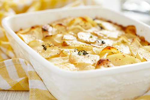 Recept na gratinované zemiaky